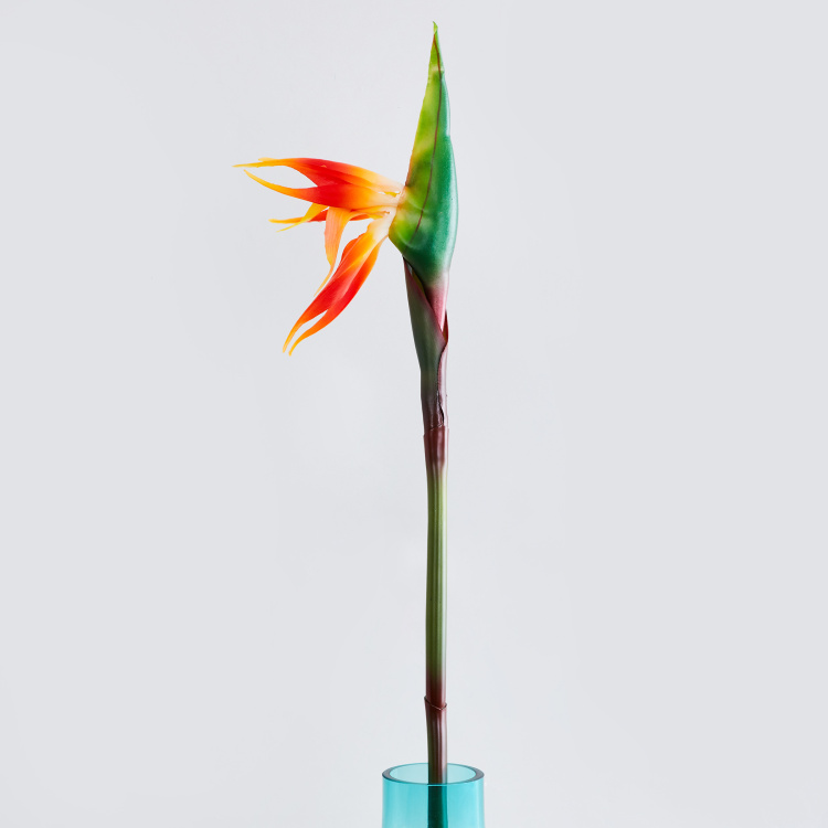 Botanical Bird of Paradise Plastic Artificial Flower - 84cm