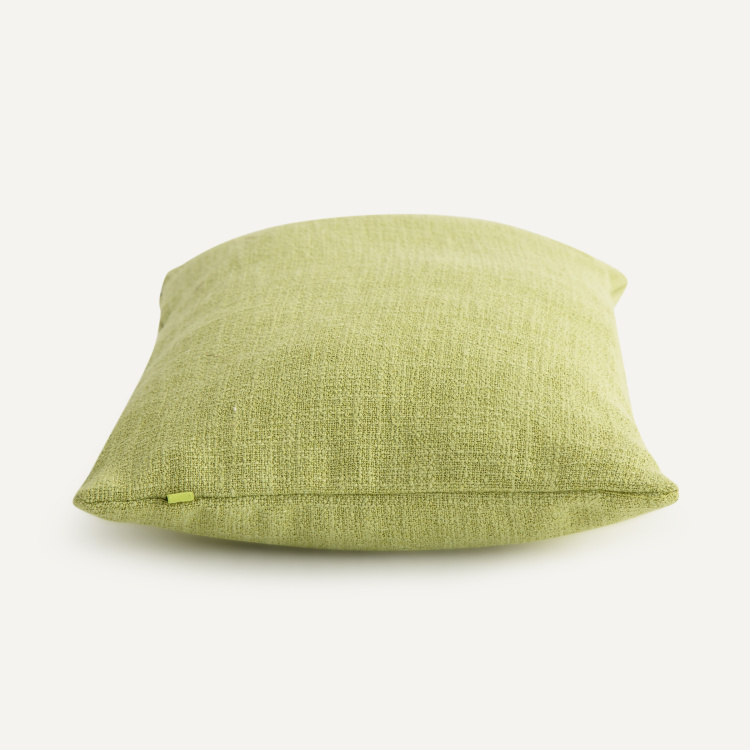 Colour Connect Plumon Green Textured Cushion Covers - 50x30cm - Set of 2