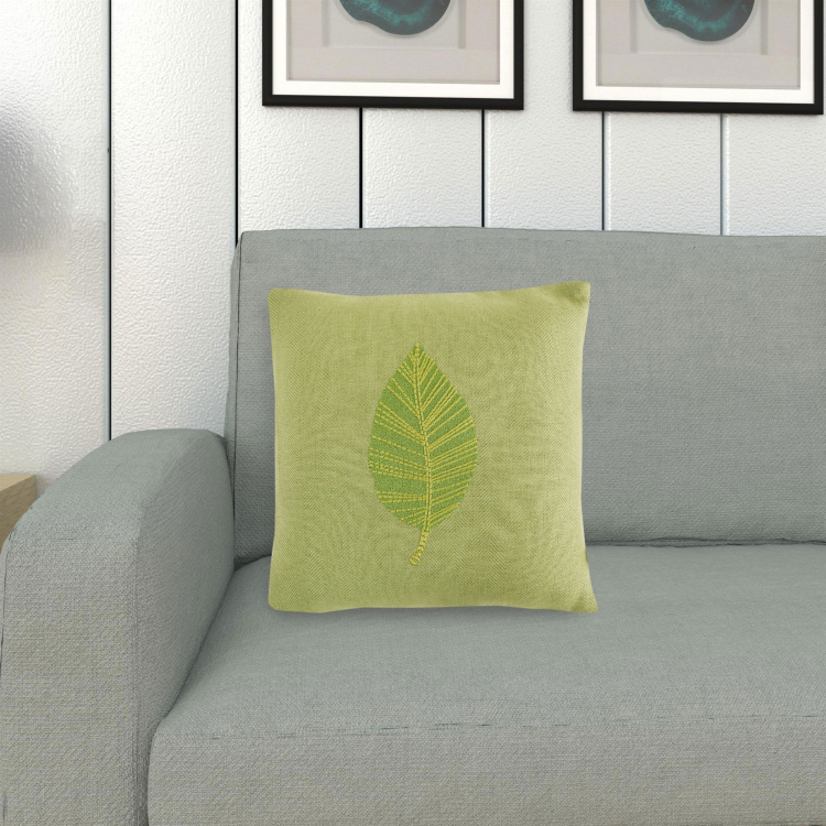 My Bedding Embroidered Cushion Cover - Set of 2 - 30  x 30 cm