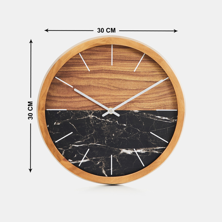 Casablanca Wooden Finish Wall Clock
