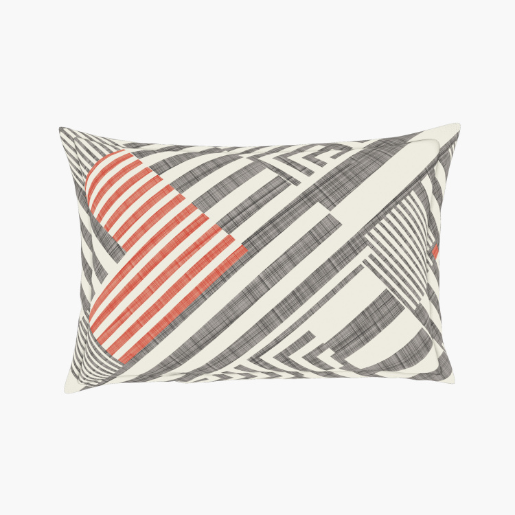 SPACES Atrium Geometric Print 2-Piece Single Bedsheet Set - 152 x 224 cm