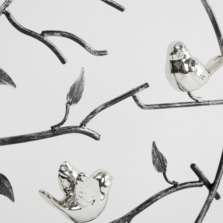 Galaxy Round Birds on Branch Table Accent