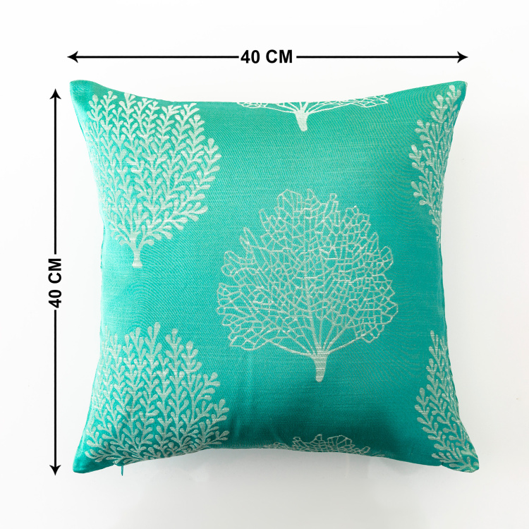 Jade Jacquard Cushion Covers - Set of 2 Pcs. - 40x40 cm