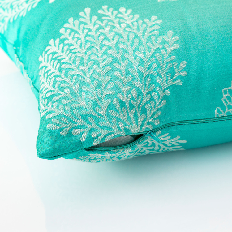 Jade Jacquard Cushion Covers - Set of 2 Pcs. - 40x40 cm