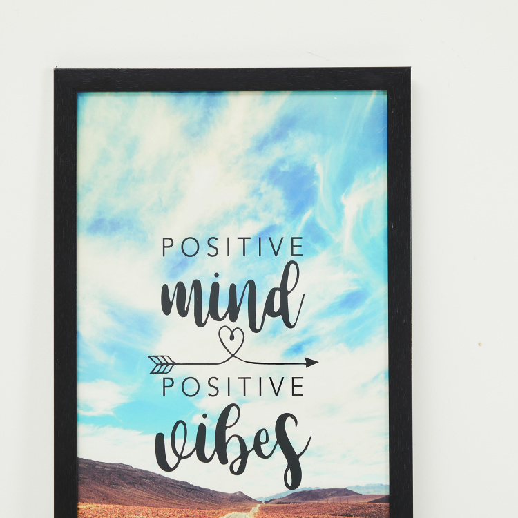 Axiom Positivity Quote Frame - 30 x 50 cm