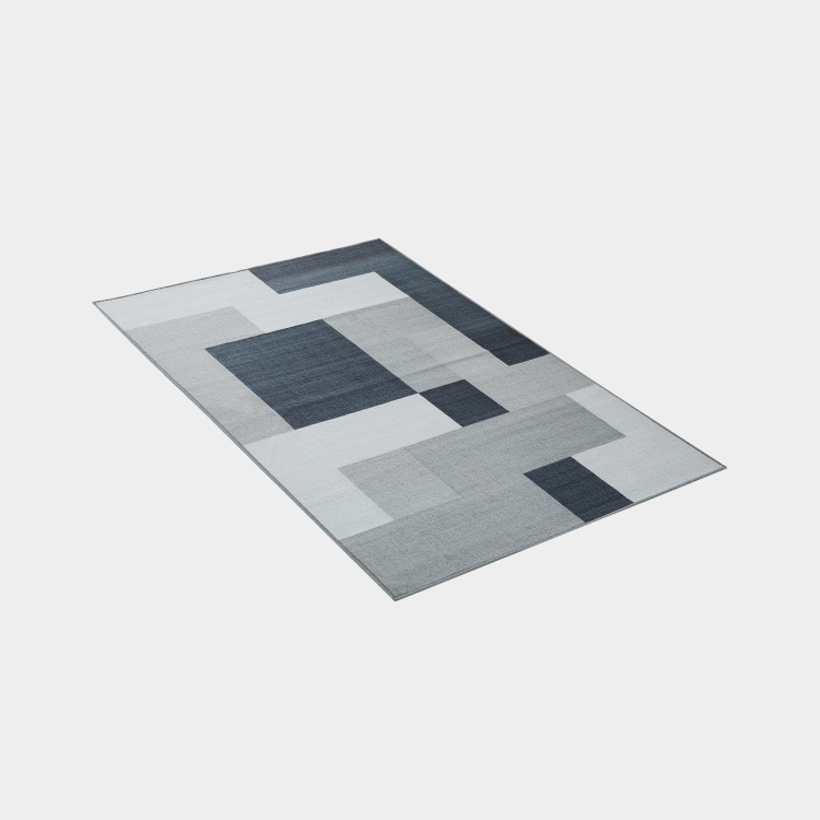 Alice Portable Textured Polyester Table Runner : 130 cm x 45 cm Grey