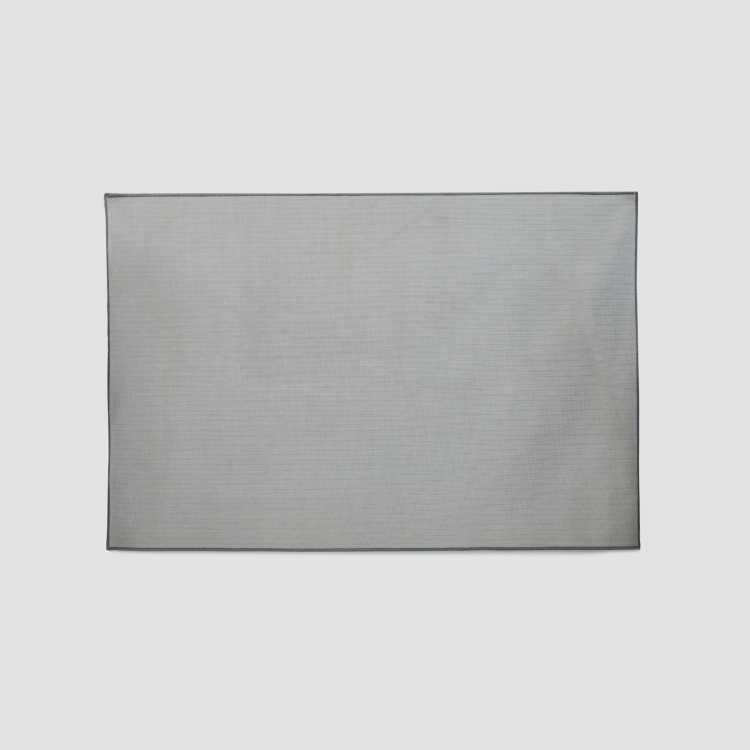 Alice Portable Textured Polyester Table Runner : 130 cm x 45 cm Grey