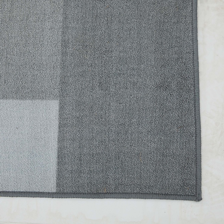 Alice Portable Textured Polyester Table Runner : 130 cm x 45 cm Grey