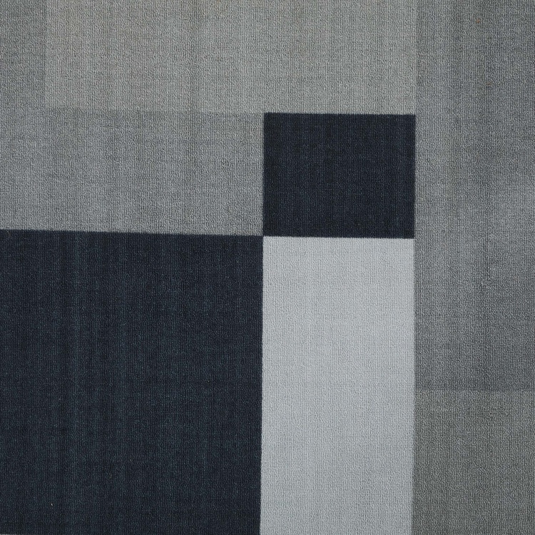 Alice Portable Textured Polyester Table Runner : 130 cm x 45 cm Grey