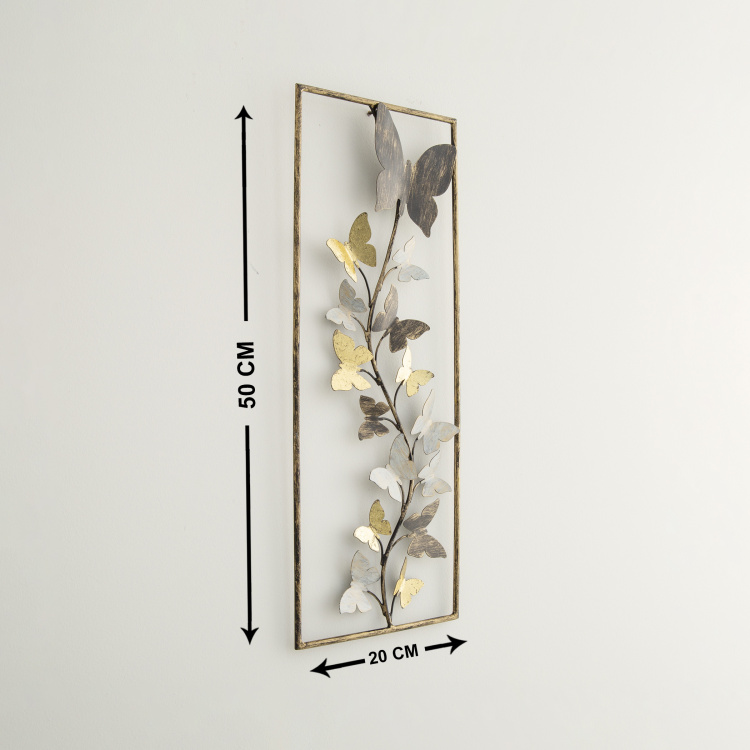 Iliano Butterfly Wall Decor - 20 x 50 cm