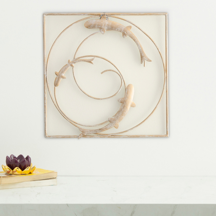 Iliano Swirling Fish Wall Art