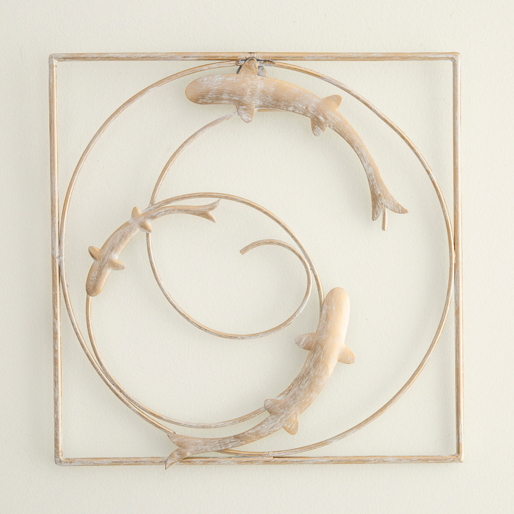 Iliano Swirling Fish Wall Art