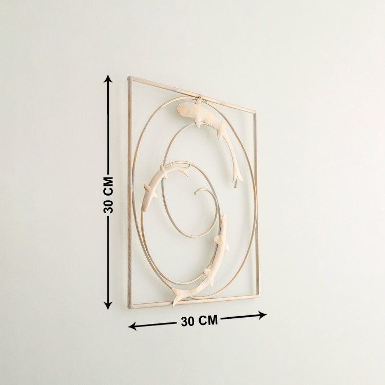 Iliano Swirling Fish Wall Art