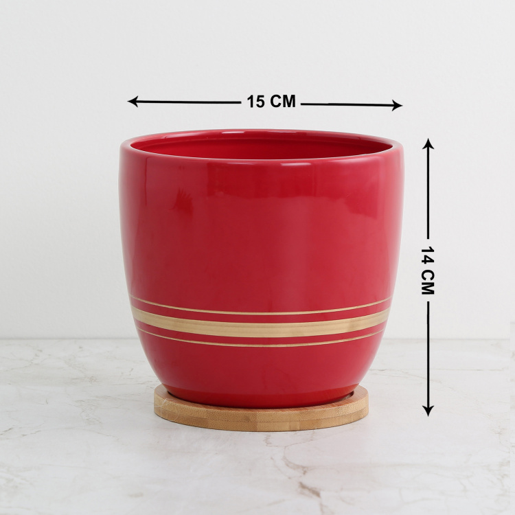 Valencia Ceramic Planter with Base