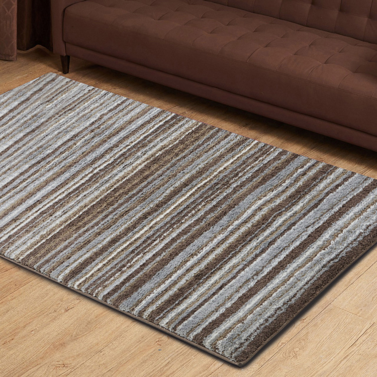 Paradise 1 Polyester Shaggy Carpet  : 150 cm x 50 cm Beige