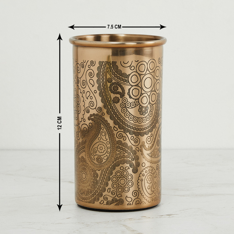 Vintage Renditions Textured Metal Tumbler