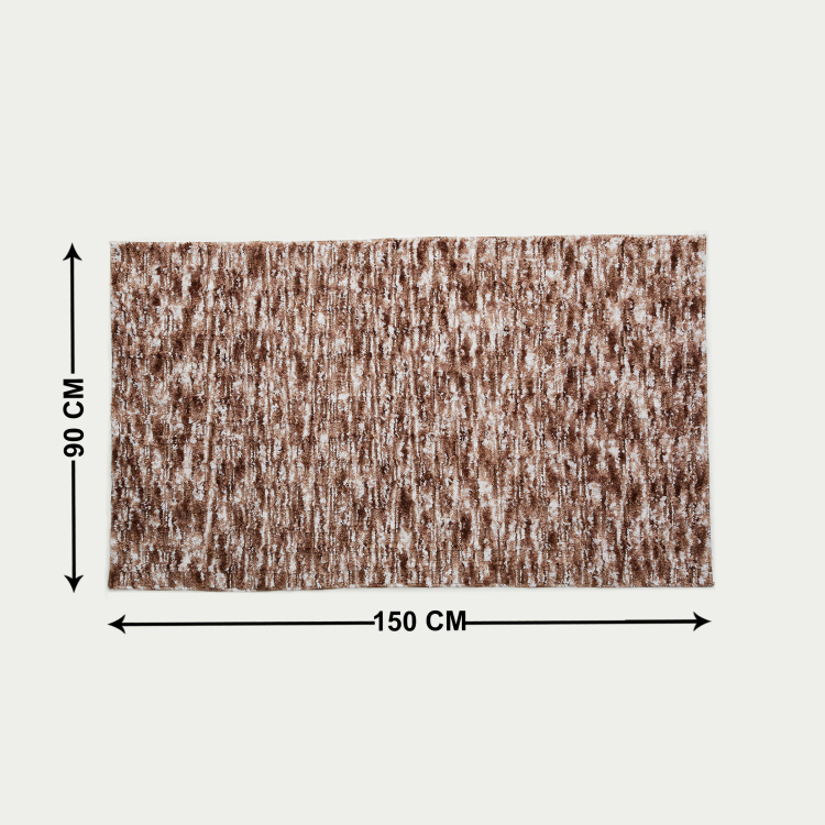 Exotica Cross Hatch 1 Polyester Tufted Carpet : 90 x 150 cm Beige