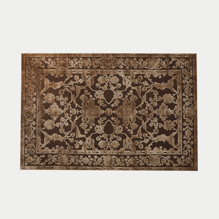 Mono Burnish 1 Viscose Carpet : 150 cm x 50 cm Multicolour