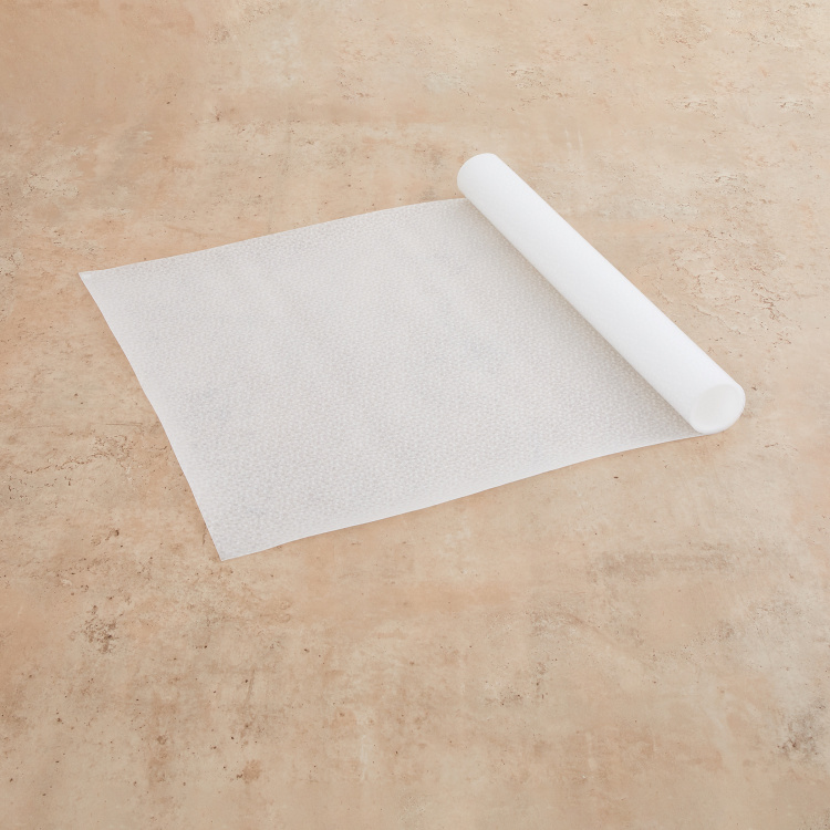 Salvage Pivot Solid Refrigerator Mat Roll - - Wardrobe Mat Roll : 0.45 m x 1.50 m -Transparent