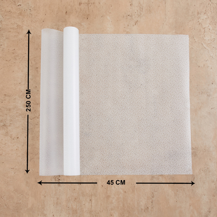 Salvage Pivot - Transparent Solid Wardrobe & Refrigerator Multipurpose Mat Roll