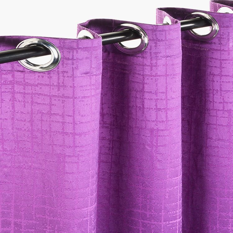 DECO WINDOW  Semi-Blackout Long Door Curtain Pair - 1.32 x 2.74 m