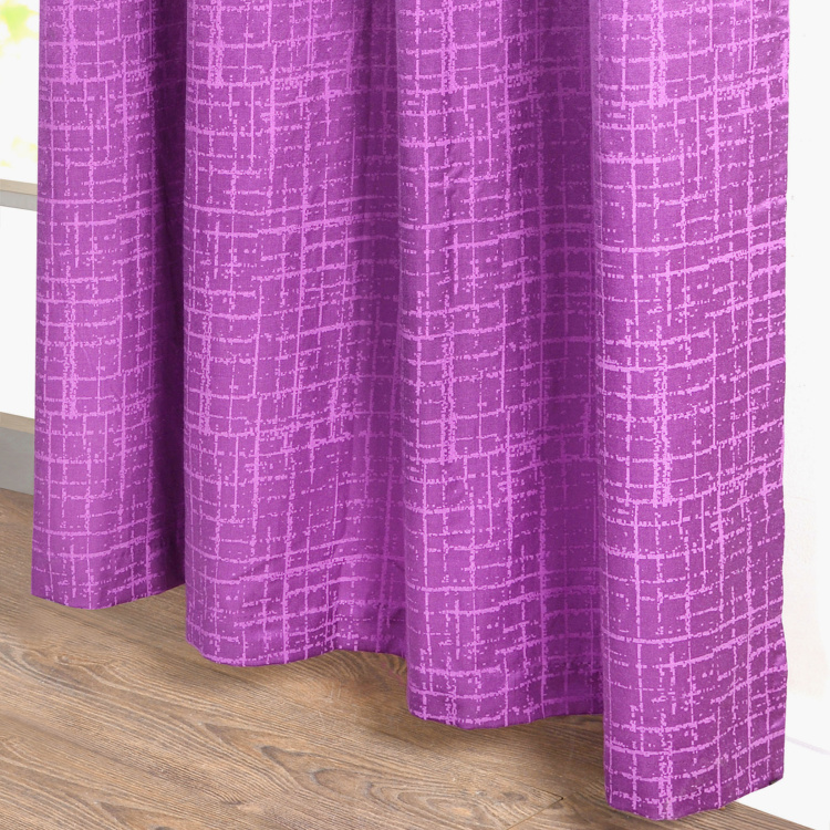 DECO WINDOW  Semi-Blackout Long Door Curtain Pair - 1.32 x 2.74 m