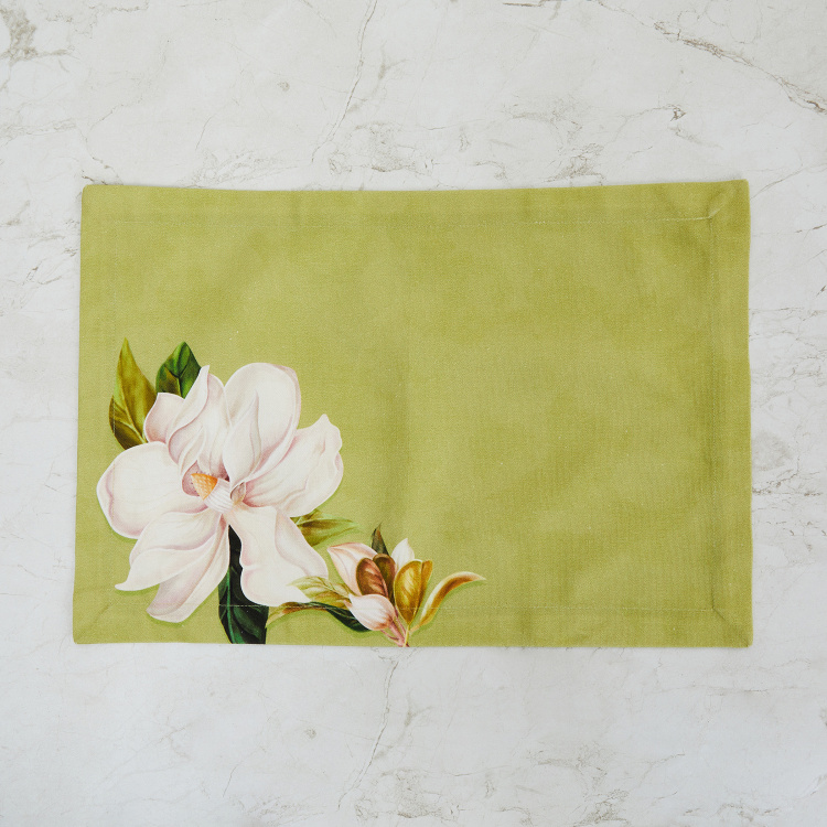 Mangolia Printed Placemat - Iron stone - ( - Stoneware - ) Placemat - 33 cm L x 48 cm W - Multicolour