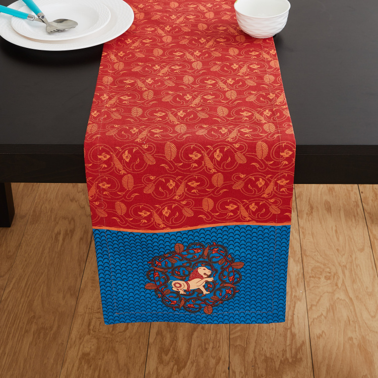 Coromandal Printed Table Runner - 32 x 170.4 cm