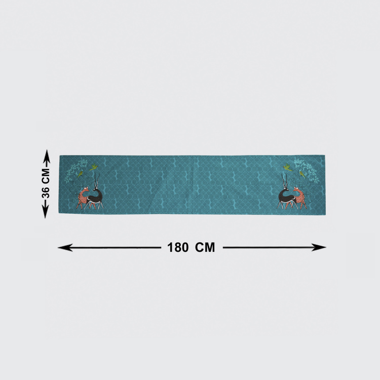 Brindavan Printed Table Runner - 36 x 180 cm