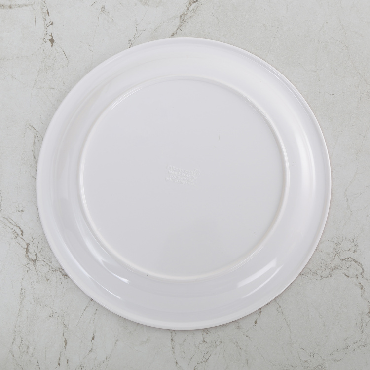 Meadows-Malva Solid Dinner Plates - Melamine - Dinner Plate - 2 cm H x 27 cm - Red