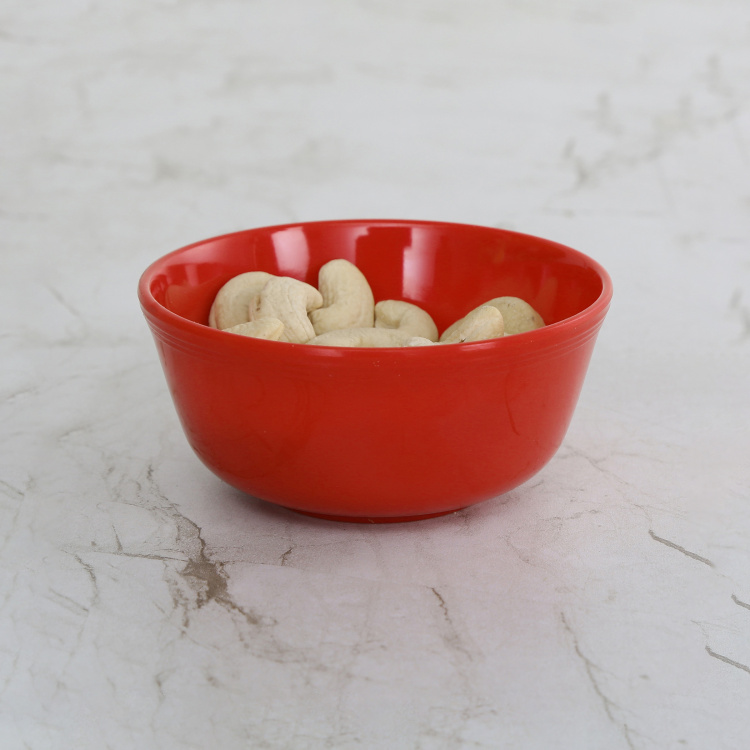 Meadows-Malva Solid Curry Bowls - Melamine - Non-Microwavable - Red