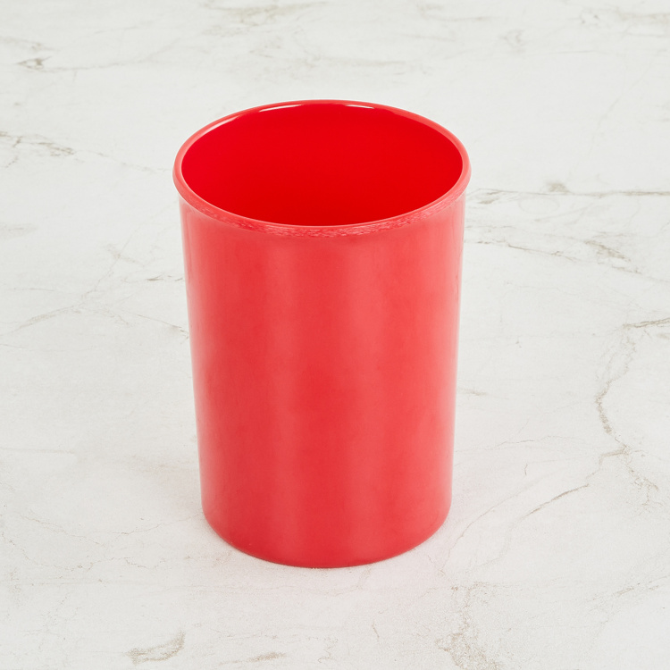 Meadows-Malva Solid Glasses & Tumblers - Melamine - Tumbler - 10 cm H x 8 cm - Red