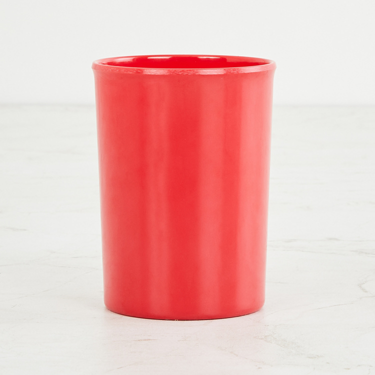 Meadows-Malva Solid Glasses & Tumblers - Melamine - Tumbler - 10 cm H x 8 cm - Red