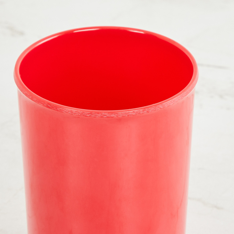 Meadows-Malva Solid Glasses & Tumblers - Melamine - Tumbler - 10 cm H x 8 cm - Red