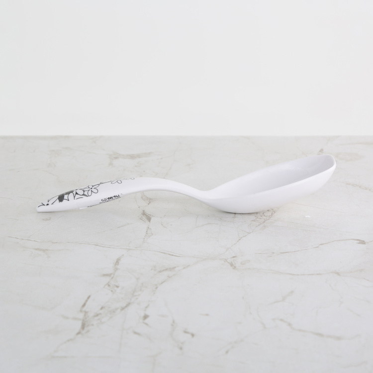 Meadows-Siena Printed Serving Spoon - Melamine - Serving Spoon - 24 cm L x 7 cm W - Multicolour