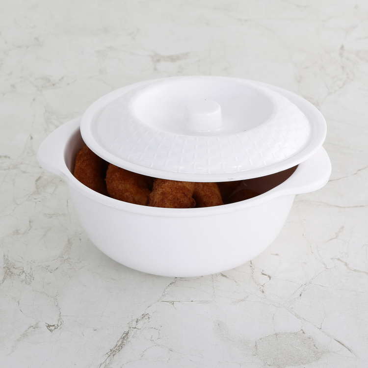 Meadows-Siena Solid Serving Bowl with Lid