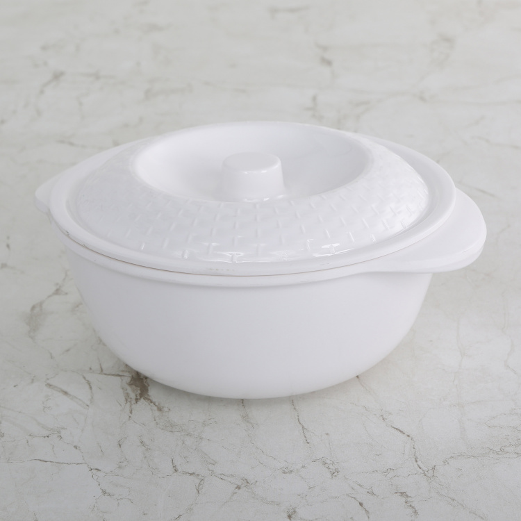 Meadows-Siena Solid Serving Bowl with Lid