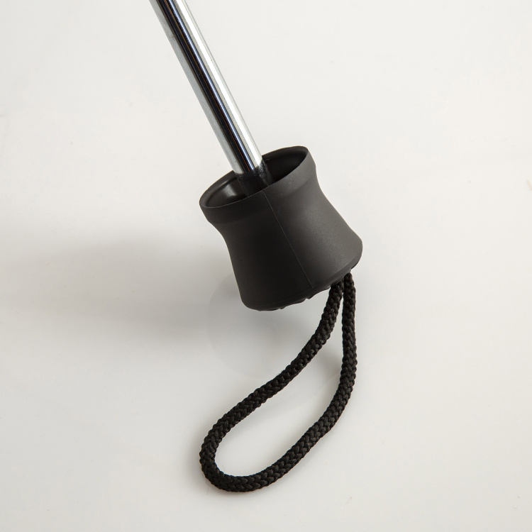 Canopy Umbrella Printed Round Single Pc. Manual Three Fold Umbrella - Polyester - Multicolour