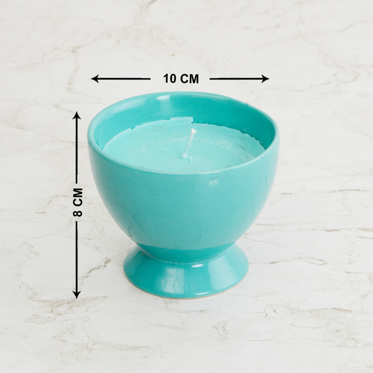 Colour Connect Blueberry Scented Ice Cream Jar Candle