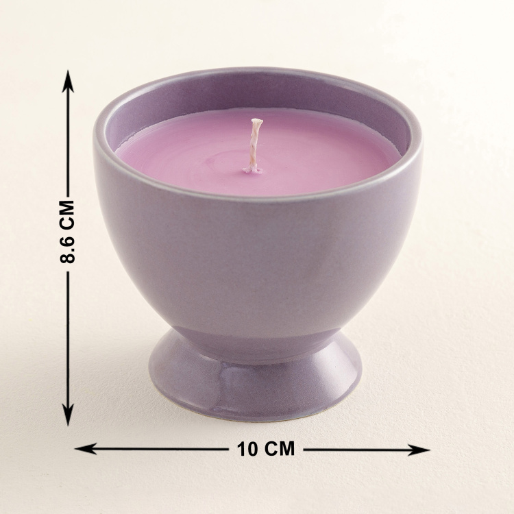 Colour Connect Lavender Scented Jar Candle
