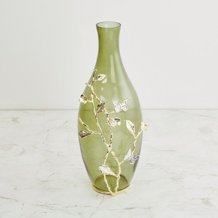 Alchemy Embellished Mili with Butterfly Vase