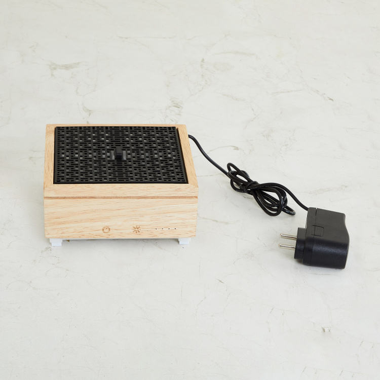Healthy Living Single Pc. Oil Diffuser with LED - Polypropylene - Brown-100ml