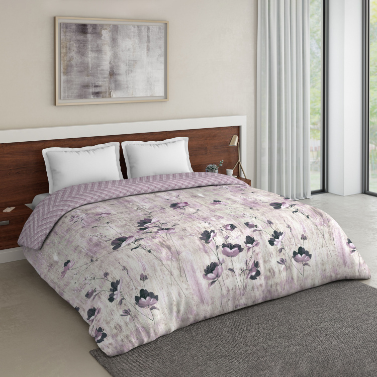 D'DECOR Vista Collection Printed Double Duvet Cover - 2.29 m x 2.74 m