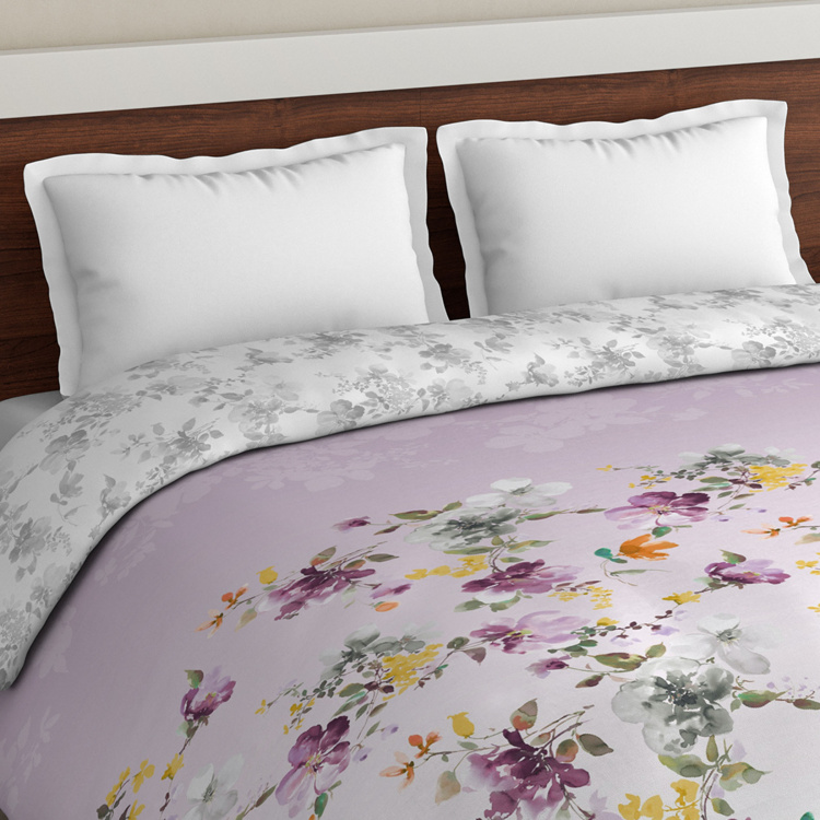 D'DECOR Vista Collection Printed Double Duvet Cover - 2.29 m x 2.74 m