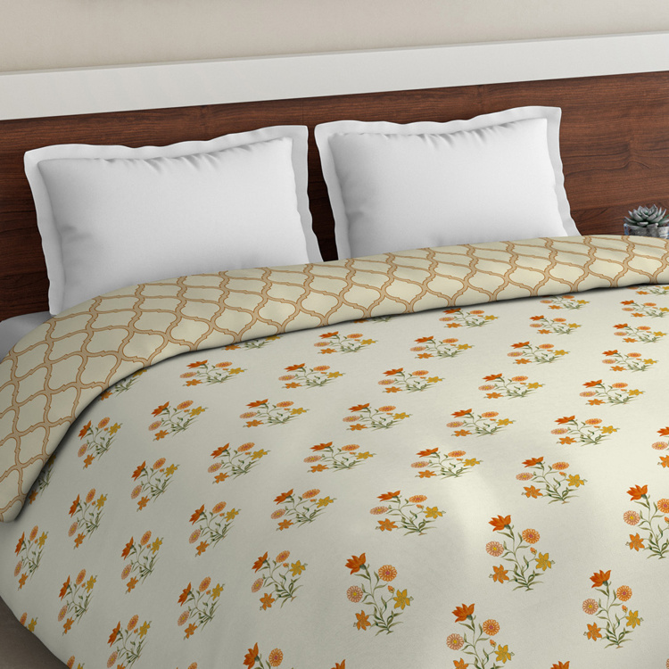 D'DECOR Prime Printed Double Bed Dohar - 2.28 x 2.54 m