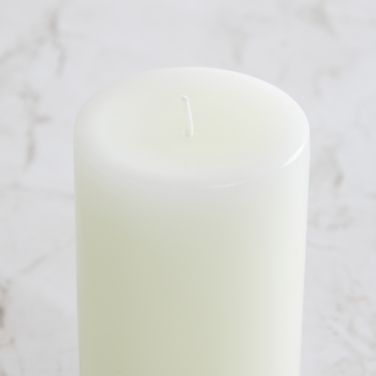 Marshmallow Vanilla Scented Pillar Candle