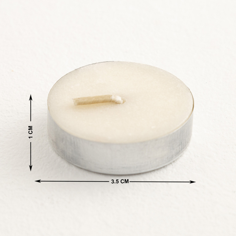 Marshmallow Set of 10 Vanilla Scented T-Light Candles