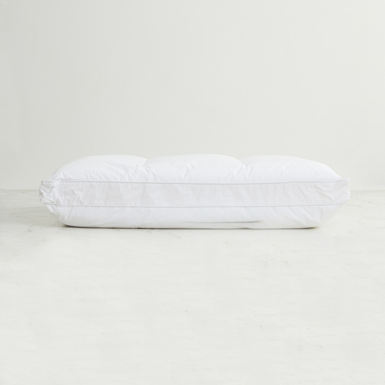 Slumber Solid Polyurethane Memory Foam Pillow  : 68 cm x 43 cm x 12 cmH White