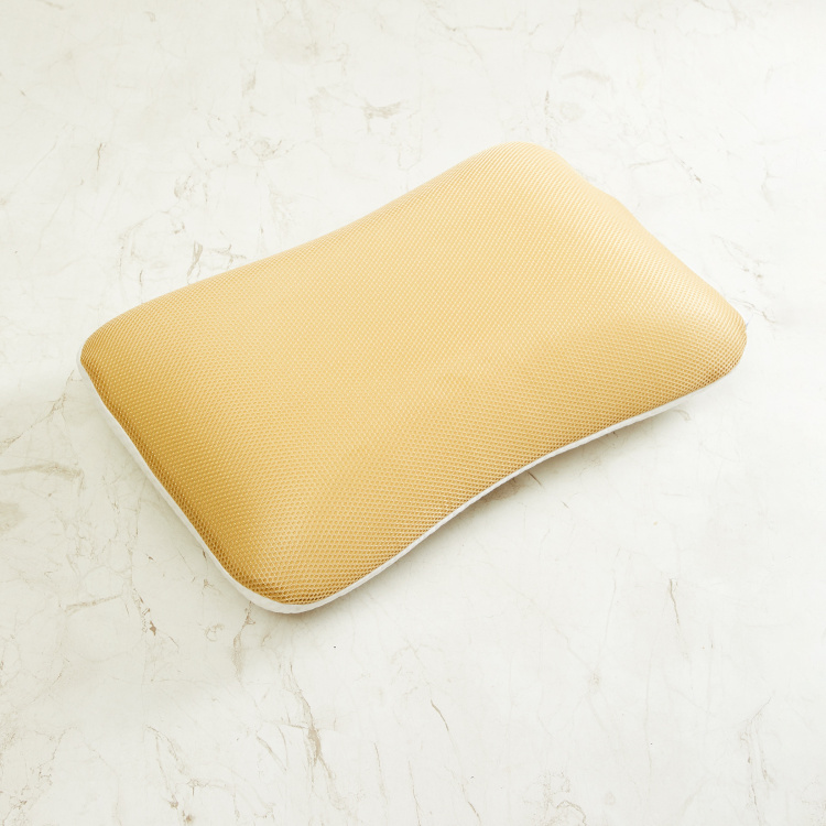 Thea Solid Memory Foam Memory Foam Pillow : 55 cm x 35 cm x 12 cmH White