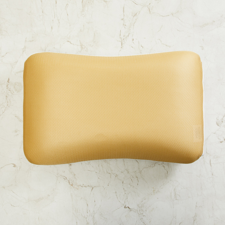 Thea Solid Memory Foam Memory Foam Pillow : 55 cm x 35 cm x 12 cmH White